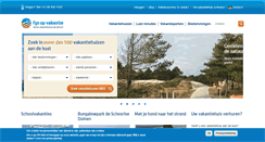 Desktop Screenshot of fijnopvakantie.nl